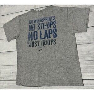 Vintage 90s Nike PE Physical Education T Shirt Size XL Just Hoops Motivational